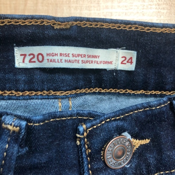 Levi’s 720 High Rise Super Skinny Jeans - Picture 3 of 4
